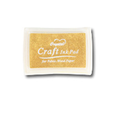 Craft ink pads voor stempels Febric Voedsel Papier 15pcs Rainbow Kleur Veiligheid Niet Giftig kinderen Vinger print Art Kids Gif: gold