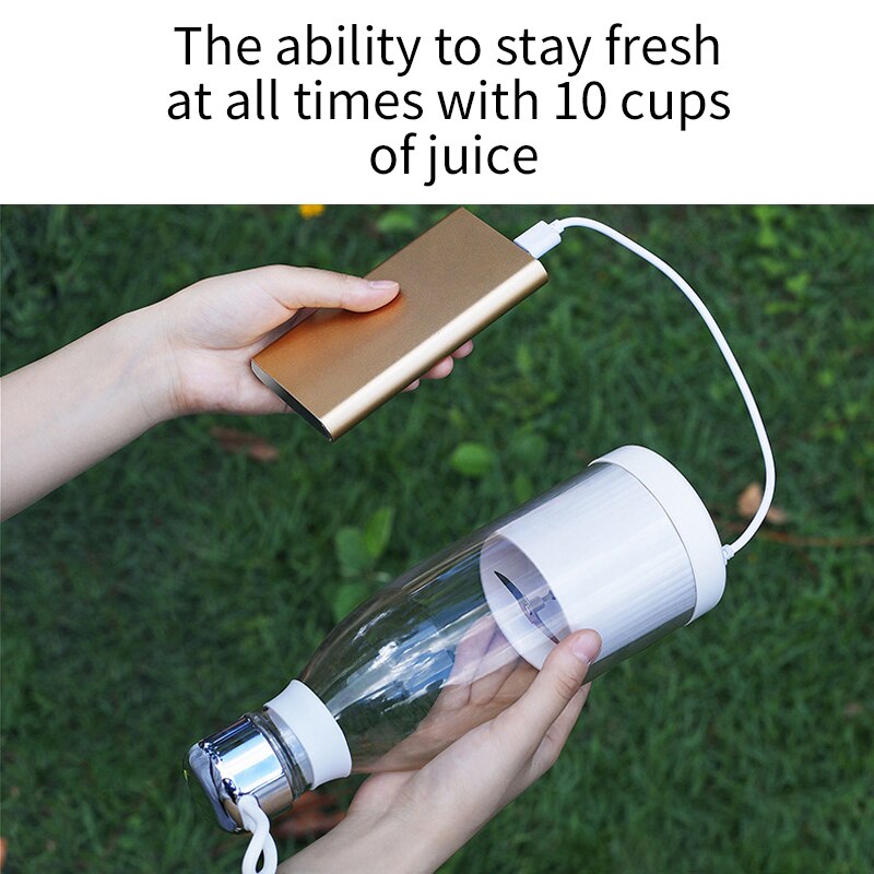 Portable Blender Mini Mixer Electric Juicer Machine Fresh Juice Blender Smoothie Maker Blender Cup Juice Fruit Extractors