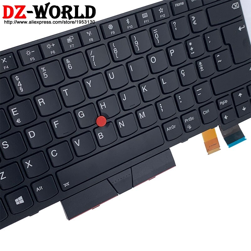 Original PT Portuguese Backlit Keyboard for Lenovo Thinkpad T470 T480 A475 A485 Laptop Teclado 01AX591 01AX550 01AX509