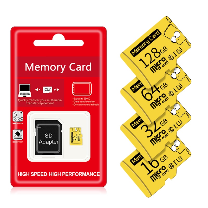 hoch Geschwindigkeit class10 speicher karte 8GB 16GB 32GB Mikro sd karte 64gb 128gb TARJETA microsd 32gb Mini TF karte 256GB mit Kostenloser Adapter