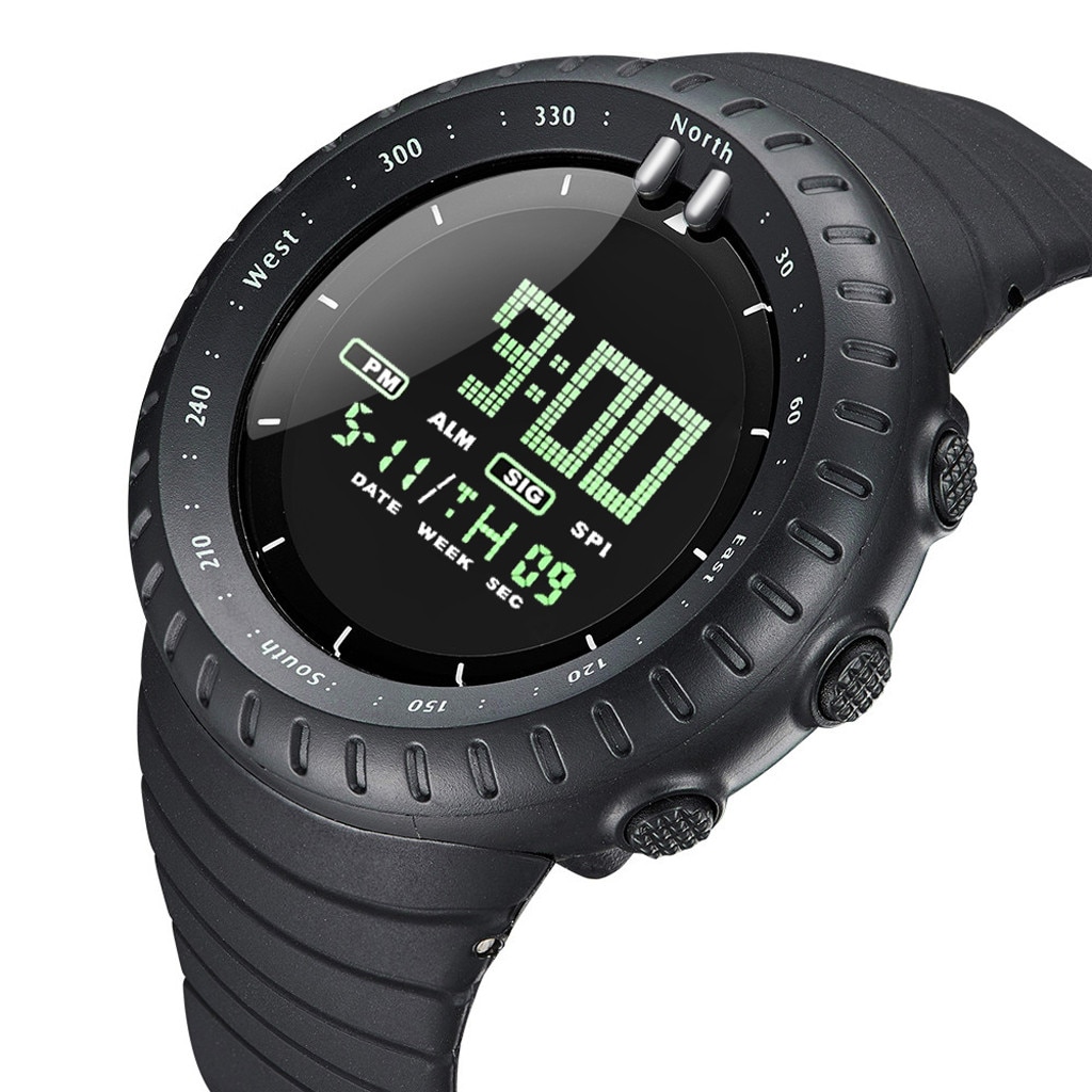 Mode Heren Horloge Led Digitale Horloge Mannen Horloge Elektronische Sport Horloges