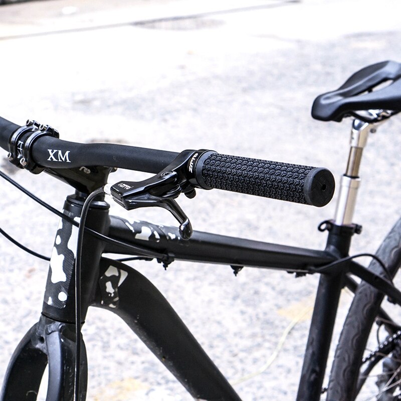 ZTTO poignées de vélo en caoutchouc antidérapantes poignée de cyclisme en Gel de Silicone pour vtt pliant pièces de guidon de vélo de route en alliage verrouillable
