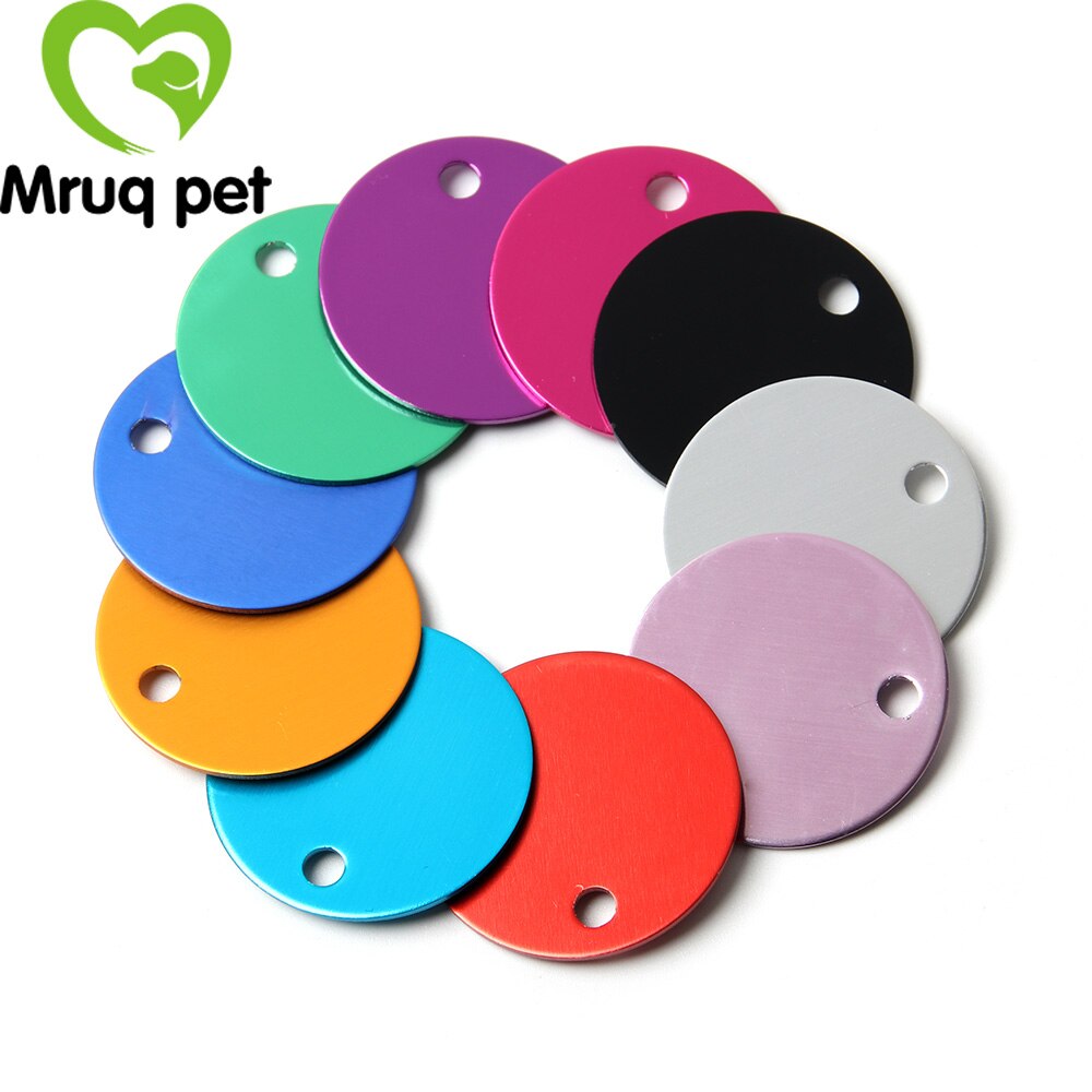 50x vælg mønstre kæledyr hund kat tomme mærker hundehalsbånd charms tilbehør aluminium navn telefon id tag hund tilbehør kæledyr forsyninger