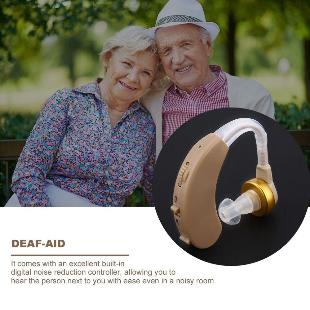 Mini Hearing Aids Sound Voice Amplifier Hearing Aid Kit Behind Ear Care Adjustable Sound Enhancer For The Elderly hear aid