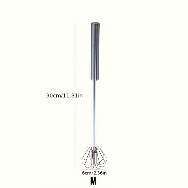 Stainless Steel Egg Beater Durable Semi-Automatic Mixer for Effortless Egg Cream Mixing Stirring and Beating for Kitchen Baking: green