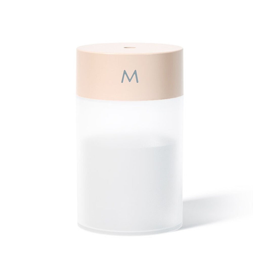 Humidifier Diffuser Mini Air Humidifier Aroma Essential Oil Diffuser USB LED Night Lamp Humidifier Air Purifier Car Purifier: Pink