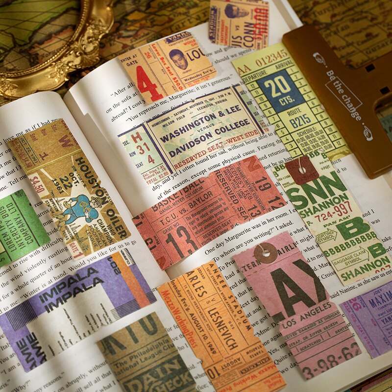 VanYi 50pcs 4 Designs Note Museum Letter Digital S... – Vicedeal