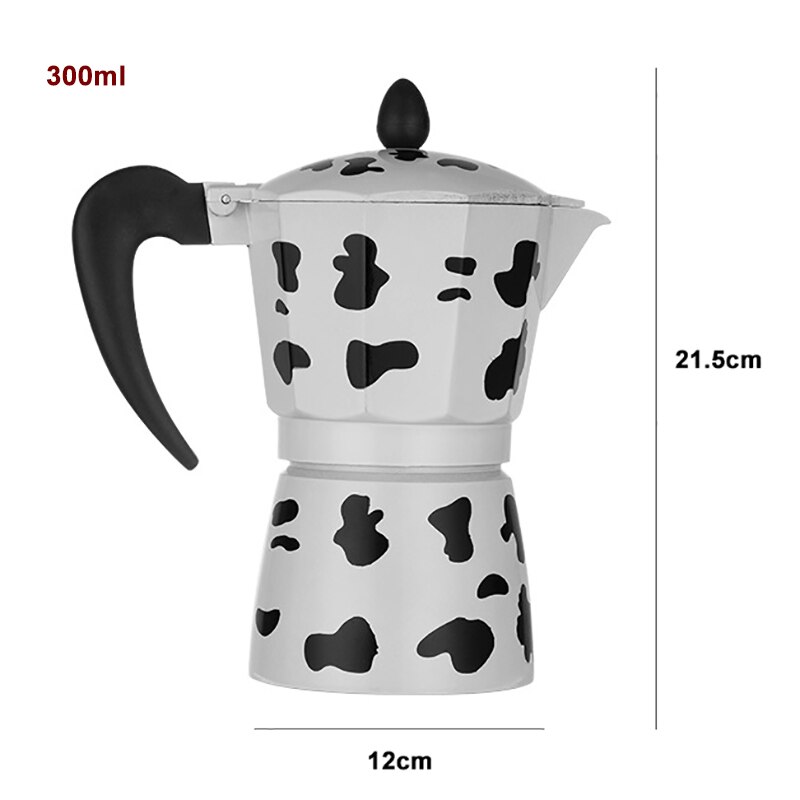 GUNOT Kaffee Hersteller Italienischen Mokka Kaffee Topf Aluminium Mokka Espresso Kaffeemaschine Topf 150/300/450ml Kaffee Wasserkocher barista Werkzeuge