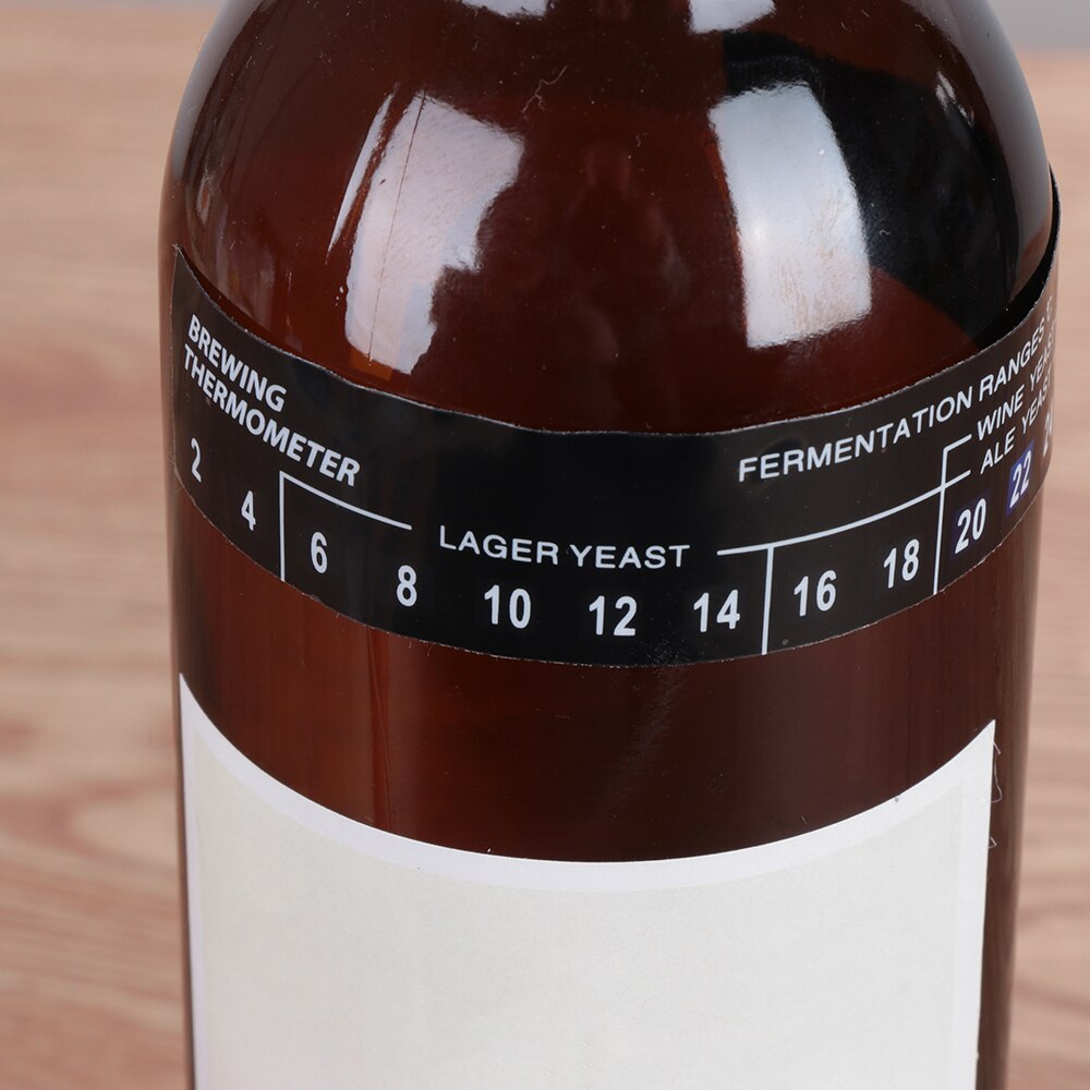 1PC Zwart PVC Wijn Geesten Brouwen Thermometer Sticker Digitale Gesneden Bier Lijmen Strip Testing Tool Home Keuken Accessoire