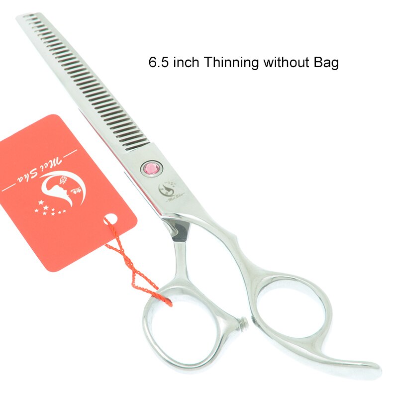 Ciseaux professionnels pour animaux domestiques, coupe en acier japonais 440c 7.0 pouces, ciseaux amincissants pour chiens, tondeuse pour couper les poils d'animaux A0128A: A0035A-05-65