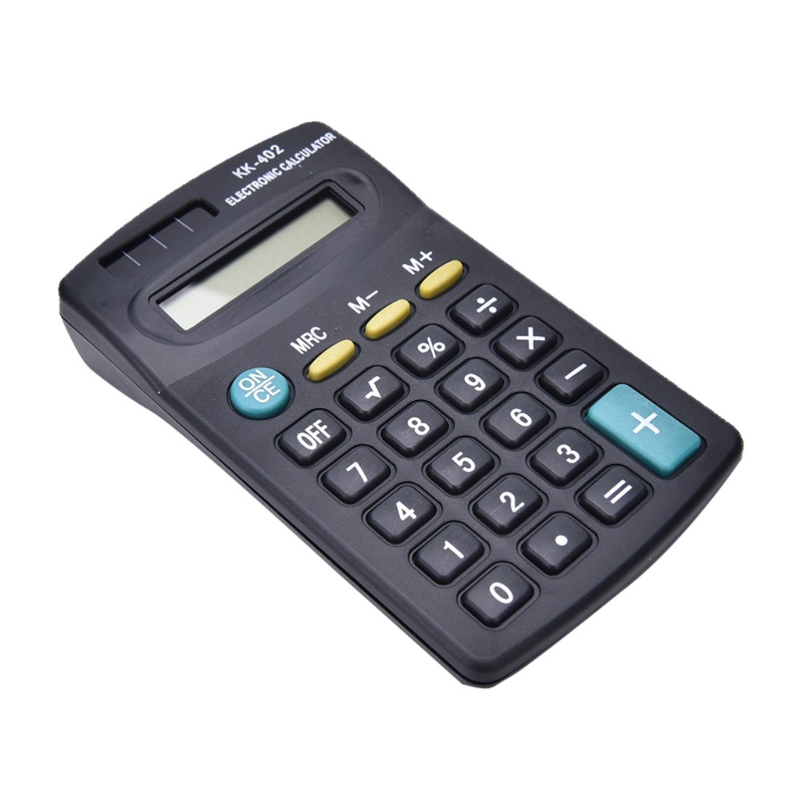 8 Digits Standard Electronic Calculators Battery Powered Calculator with Large LCD Display for Office Home School Use