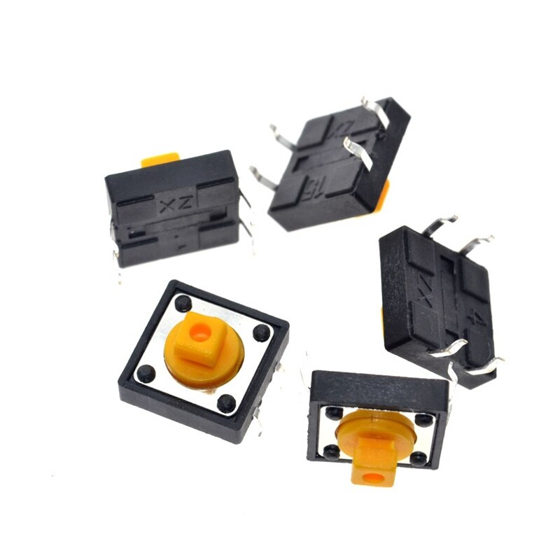 25pcs Tactile Push Button Switch Momentary 12X12X7... – Grandado