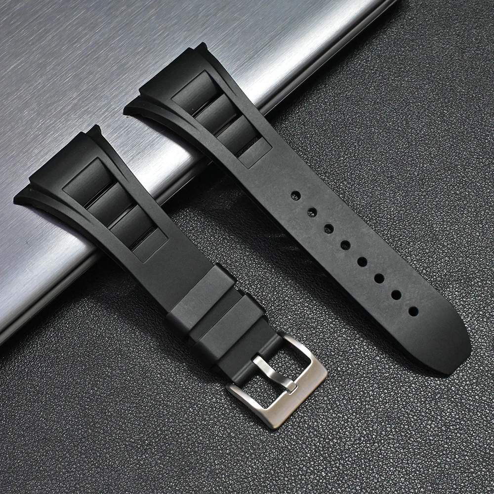 Rubber Soft Band for Apple Watch 49mm 46mm 45mm 44mm Silicone Sports Strap for IWatch Series Ultra 2/1 10 9 8 7 6 5 Se Bracelet