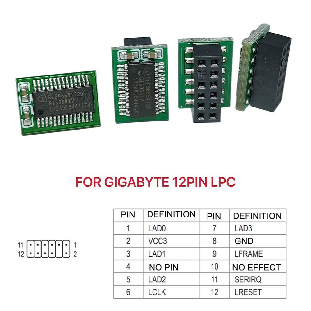 TPM 2.0 Encryption Security Module Remote Card Windows 11 Upgrade TPM2.0 Module 12 To 20pin To Support Multi-brand Motherboards