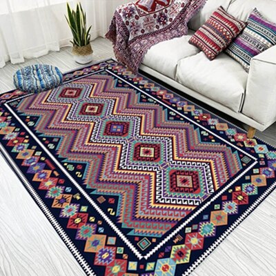 Marockansk kilim stor mjuk matta för vardagsrumsinredning, mjuk filt familjens golvmatta: 40 x 60cm