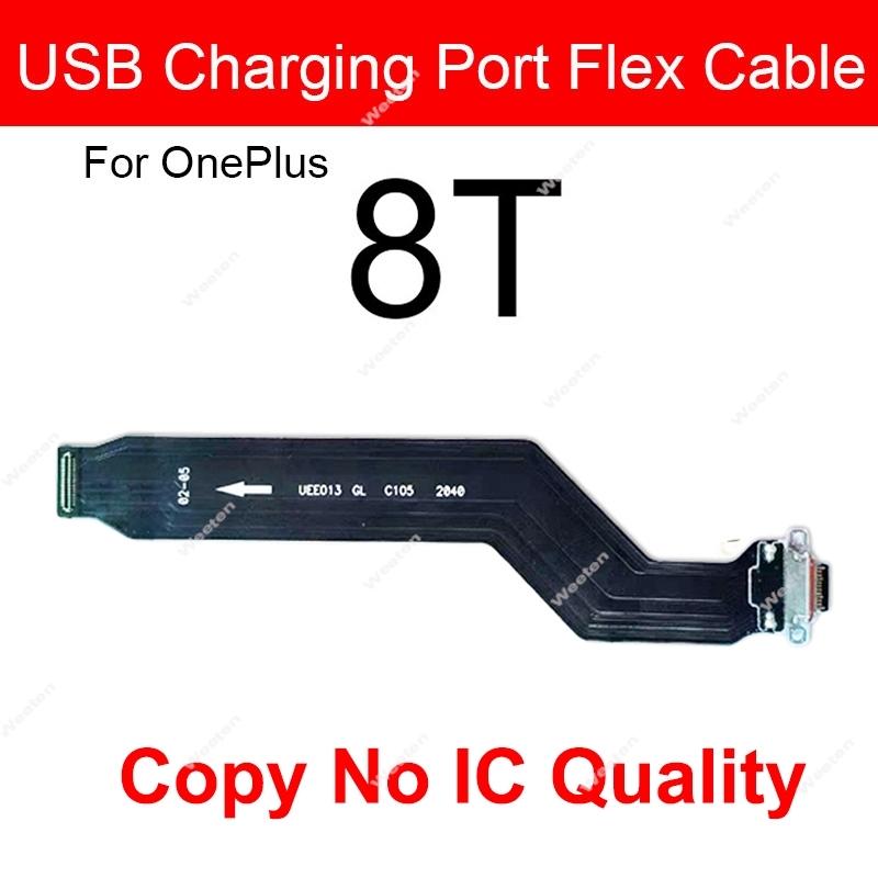 Kabel USB Chargring Flex dla Oneplus 1 + 1 2X3 3T 5 5T 6 6T 7 78 8T pro złącze portu USB ładowarka wymiana kabla Flex naprawa: ciemny niebieski