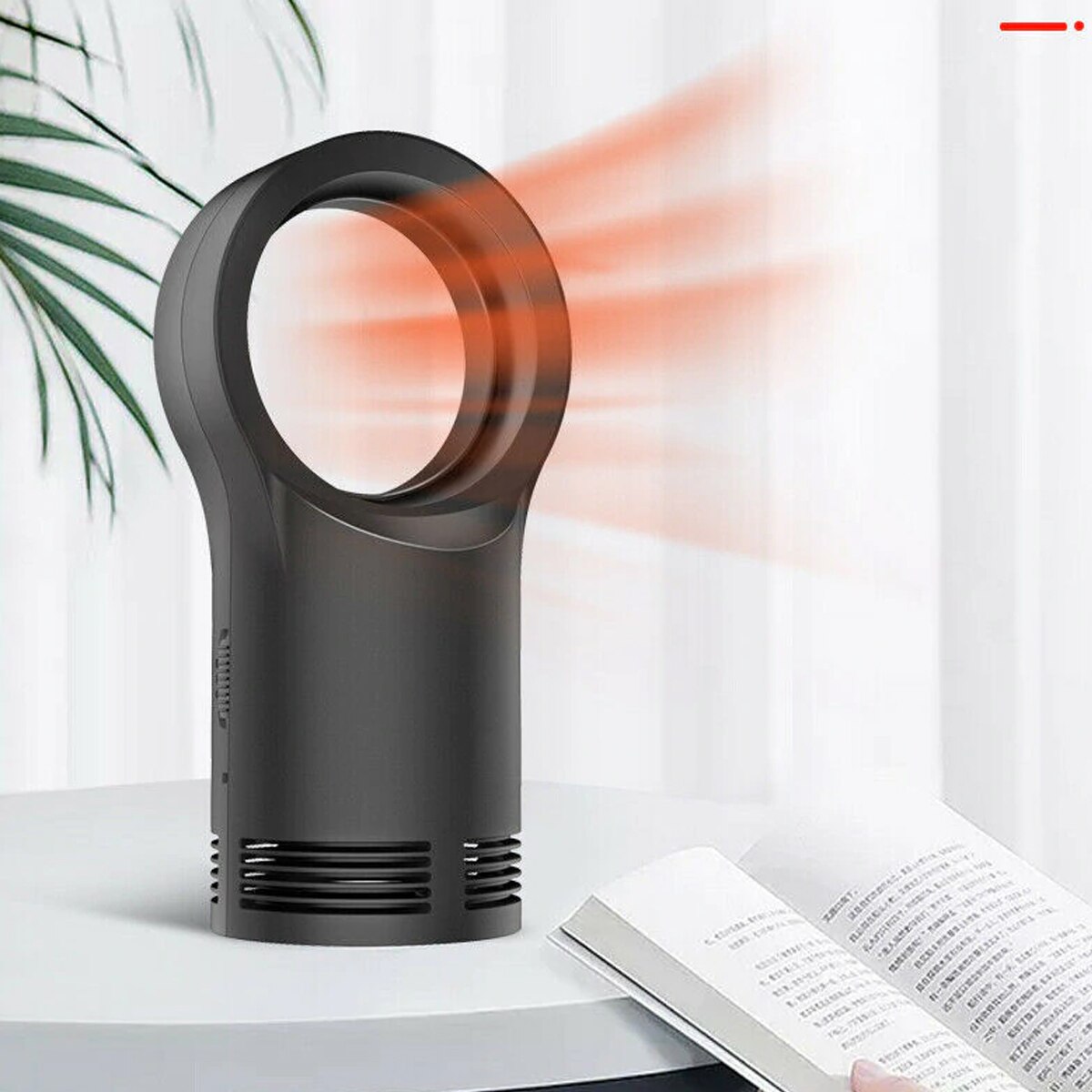 2 Gear Bladeless Heater Fan Desktop/Table Winter Electric Warm Fan 110V/220V Space Air Blower Radiator Home Office Warmer