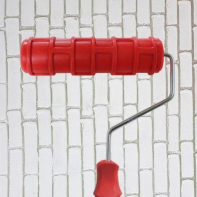 7 Inch Decorative Paint Roller Pattern Embossed Texture Painting Tools for Wall Airless Pintura Machine Household Brush Rubber: EG191T