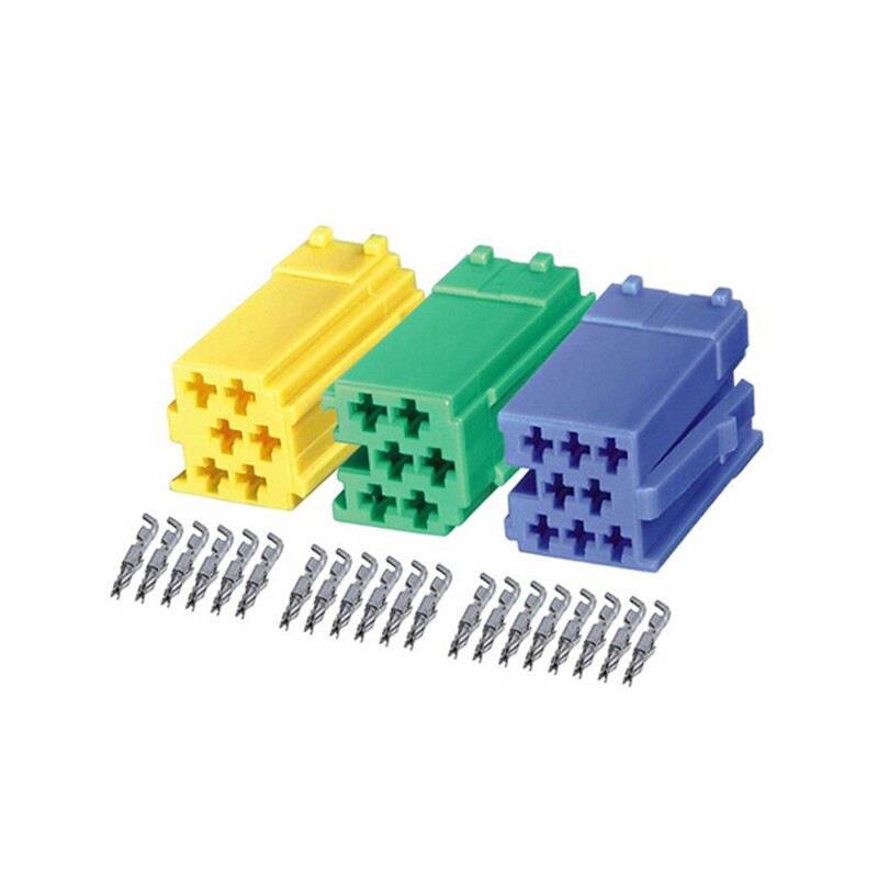 10 X Set Mini ISO Connector 20 Pins C1 C2 C3 Klemmenblok Socket Connector Kit Set