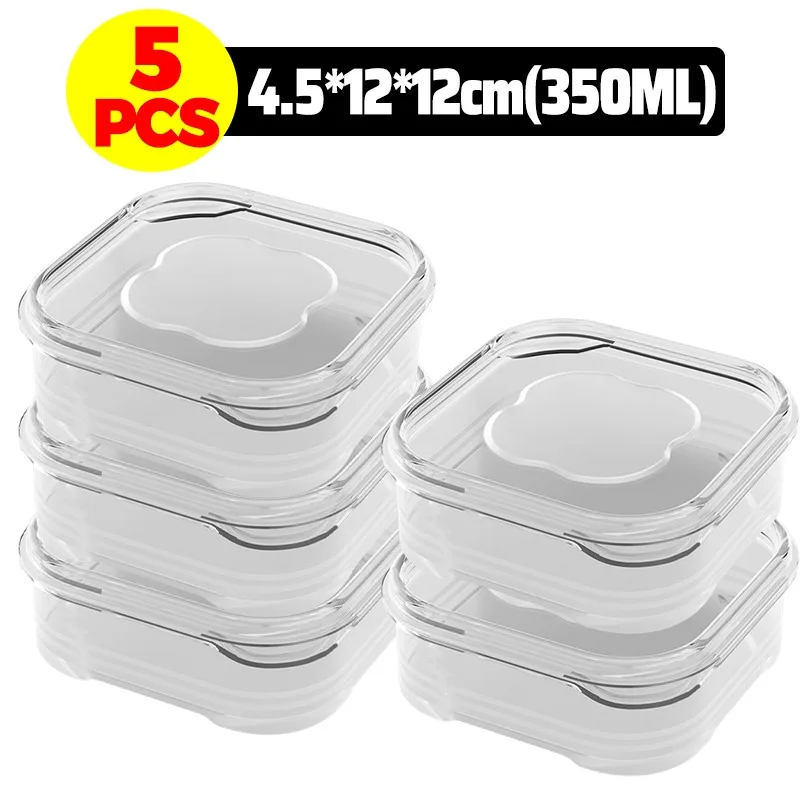 1/10x Kühlschrank Aufbewahrungsbox Einfrieren Gemüse Obst Kühlschrank Organizer Einfrieren Fleisch Frischhaltebox Feuchtigkeitsbeständiger versiegelter Behälter: Rot