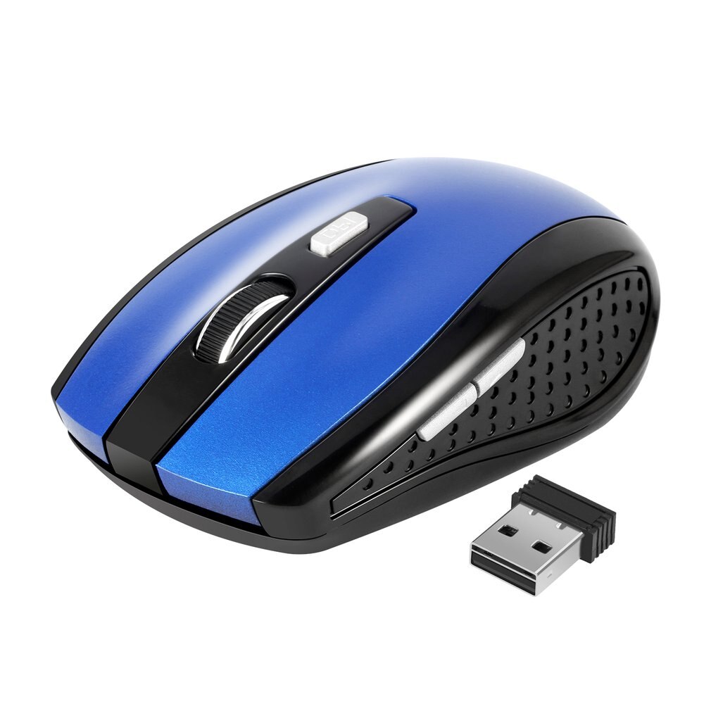 2.4Ghz Draadloze Muis Verstelbare Dpi Muis 6 Knoppen Optical Gaming Mouse Gamer Draadloze Muizen Met Usb-ontvanger Voor Computer pc