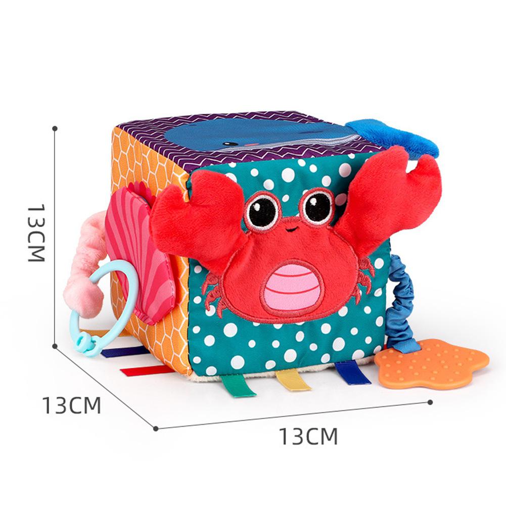Rctown Stereoscopische Doek Boek Speelgoed Ontwikkelen Baby Intelligence Grijpen Tafelbel Rammelaar Voor Baby Baby