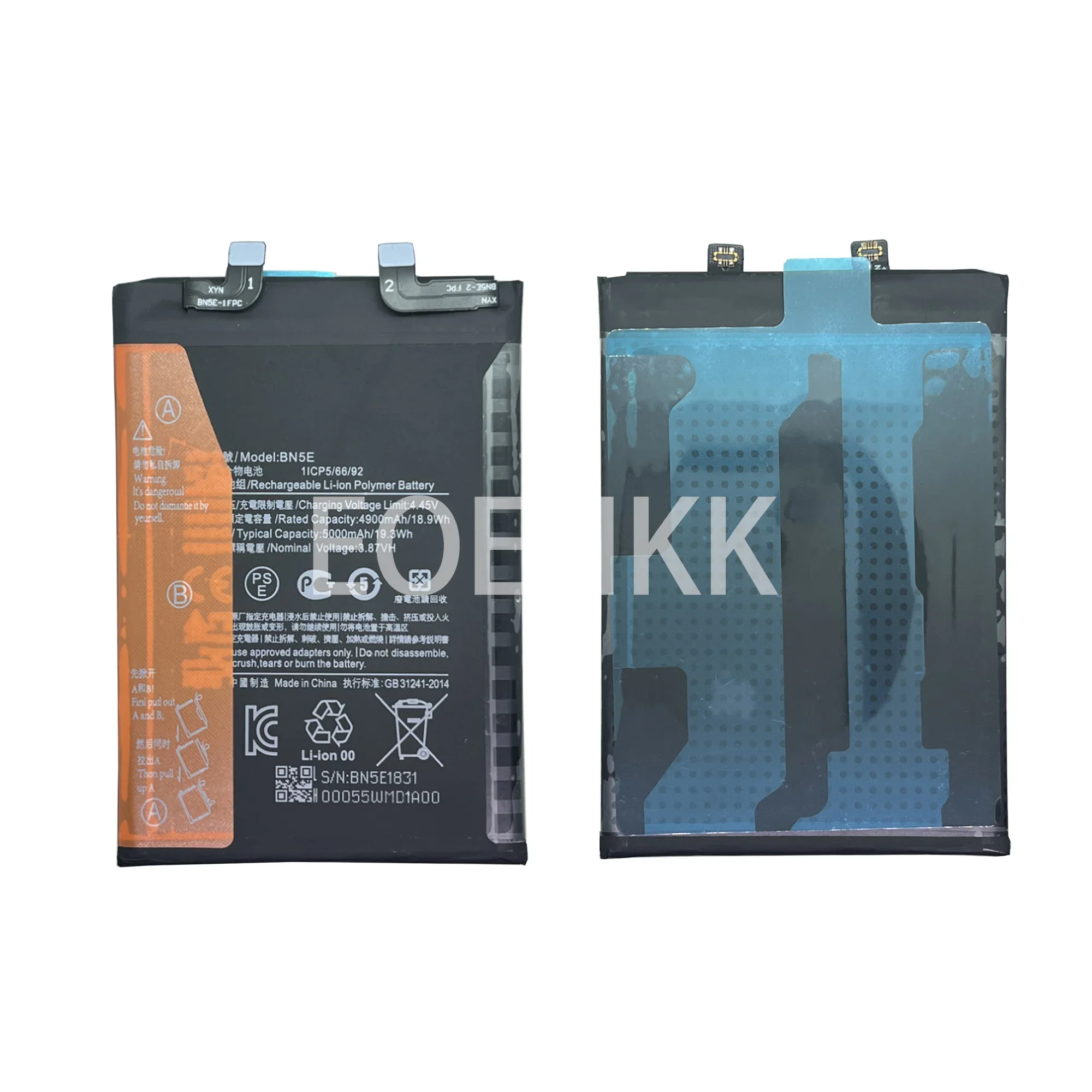 100% Original BN5E Battery For Redmi Note 11 Pro 5G/POCO X4 PRO 5G Phone Replacement Bateria