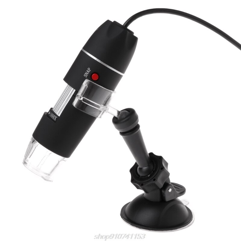 Draagbare Digitale Usb Microscoop Camera 1000X 8 Led Light Handheld Zuig Tool N27 20