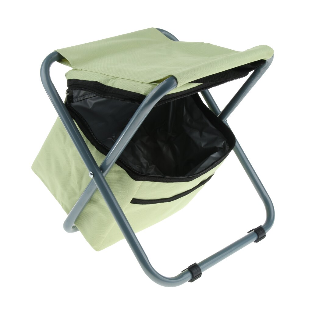 Multifunctionele Inklapbare Picknick Camping Stoel Zetel Vissen Rugzak Bench Koelers Perfect Voor Strand Bbq Outdoor Evenementen Max100kg: Fruit Green