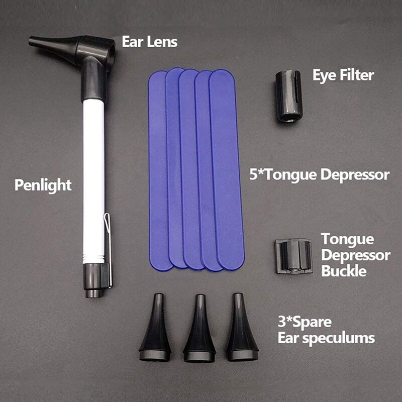 Otoscope Ophthalmoscope Stomatoscop Ear Care Diagnostic Instruments Flashlight nifying Len Set