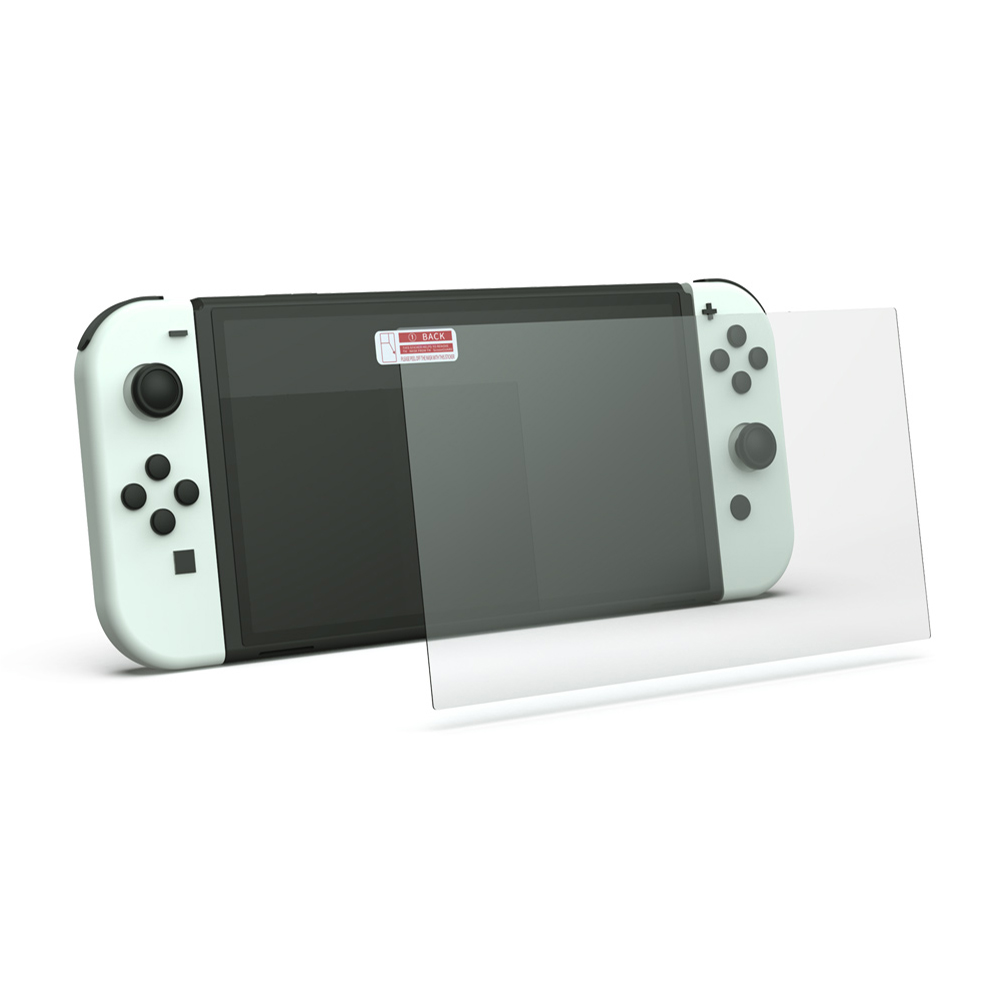 2 stücke Gehärtetem Glas Film passen für Nintendo Schalter OLED Bildschirm Schutz Film Schutz Für Nintend schalter Spiel Konsole Zubehör