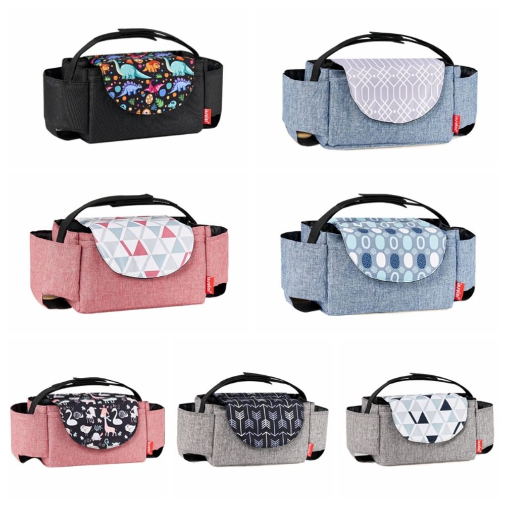 Multifunktionale kinderwagen-organizer-tasche, flaschenhalter, große fassungsvermöGen, kinderwagen-hängetasche, wickeltasche, wickeltasche, kinderwagen-aufbewahrungstasche