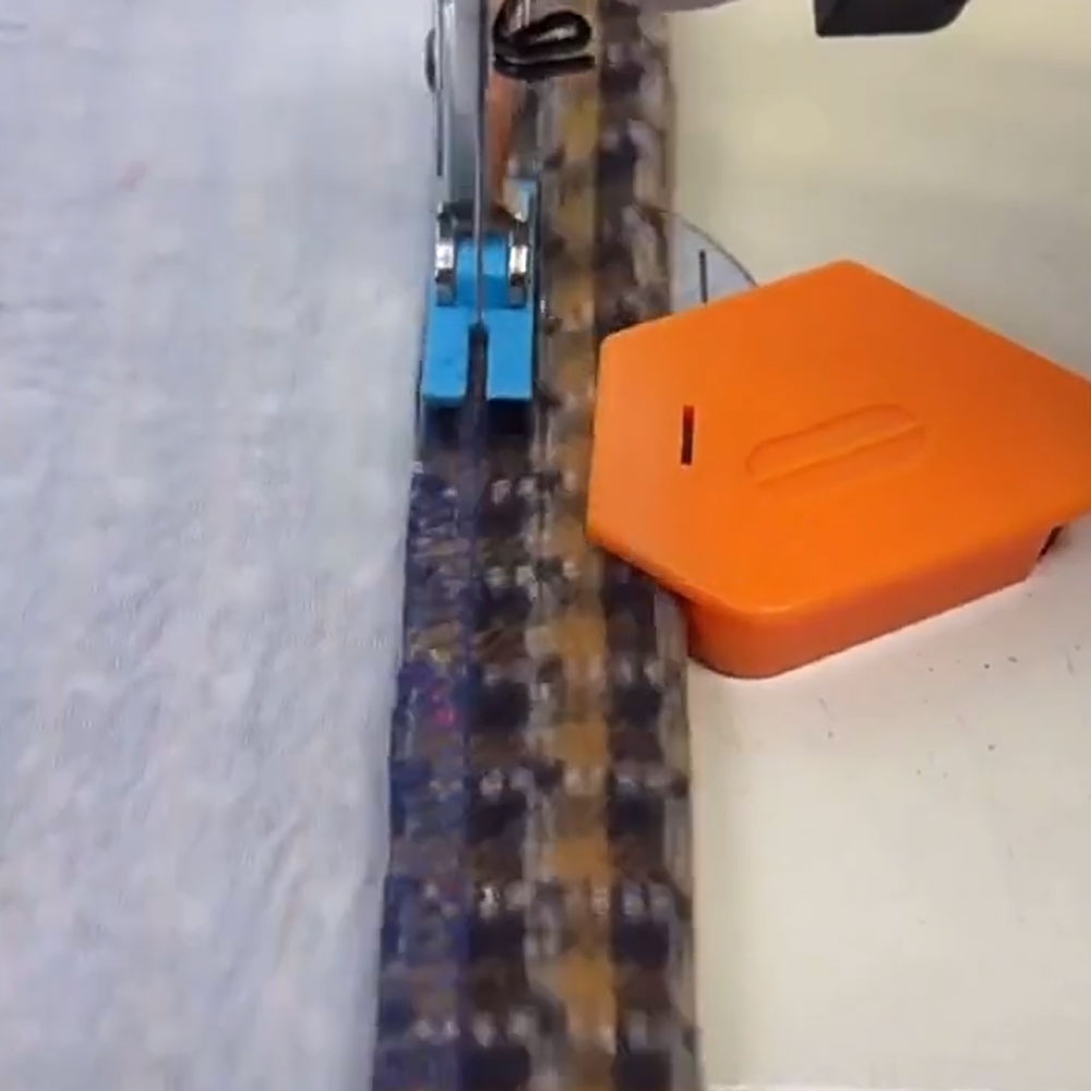 3pc sying magnetisk sømguide multifunksjonell linjal fals universell polygonal antikrøllposisjoner symaskintilbehør