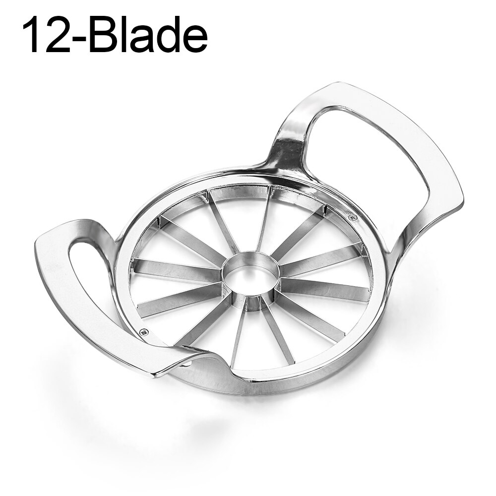 8/12- bladige roestvrijstalen appelboor, dunschiller, fruit- en groentegereedschap, appelsnijder, perensnijder, fruitrasp, keukengadgets: 12-- bladige snijmachine