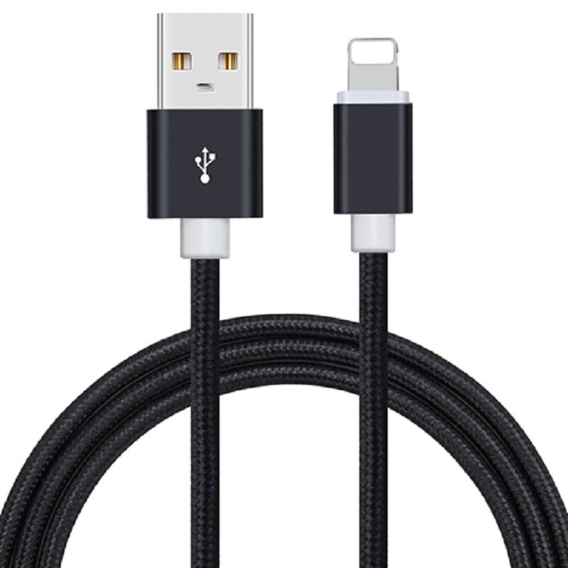 USB Cable for iPhone Fast Charger Lighting USB Cables Charging Cord For iPhone XR Xs Max X For iPhone 10 8 7 6 5 Plus iPad: 1m
