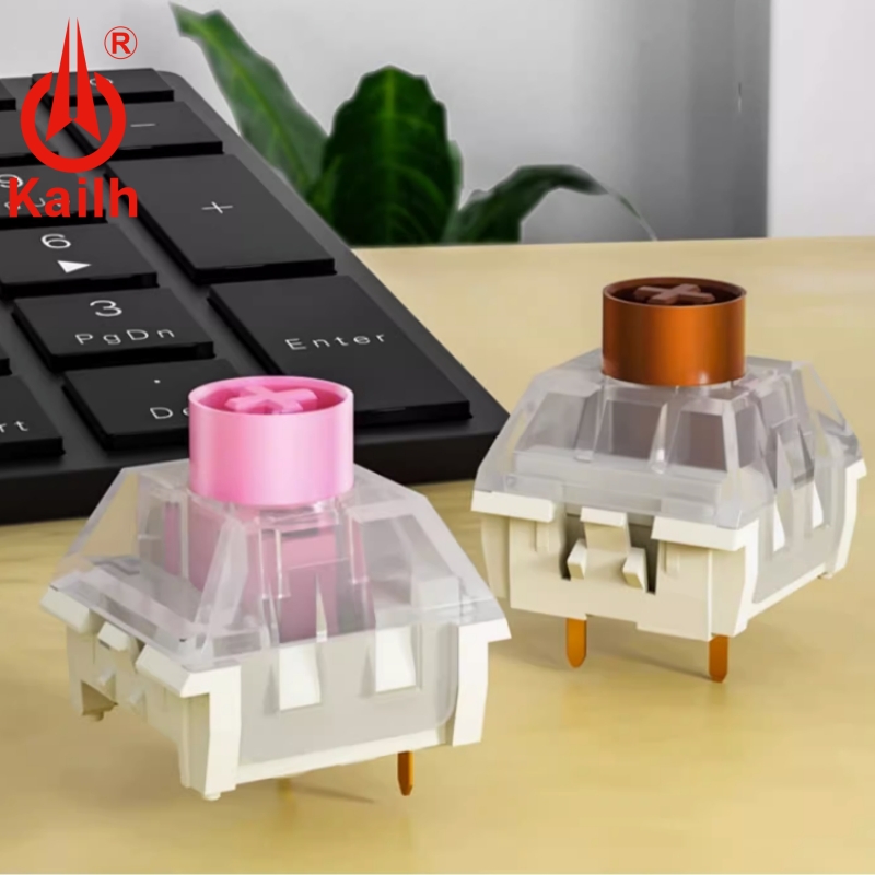 1/3/5pcs Kailh Box Silent Pink Brown Keyboard Switch Mechanical Keyboard Switch 3Pins Linear Tactile