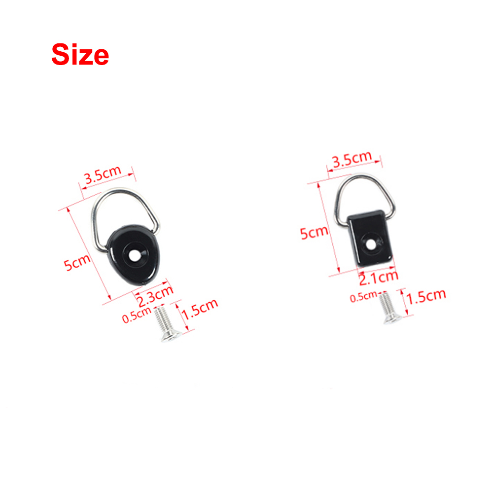Anclajes de amarre, hebilla de anillo en D, gancho de caja trasera de tornillo para Suzuki Jimny 2022 2023 JB64 JB74, accesorios de Interior de coche