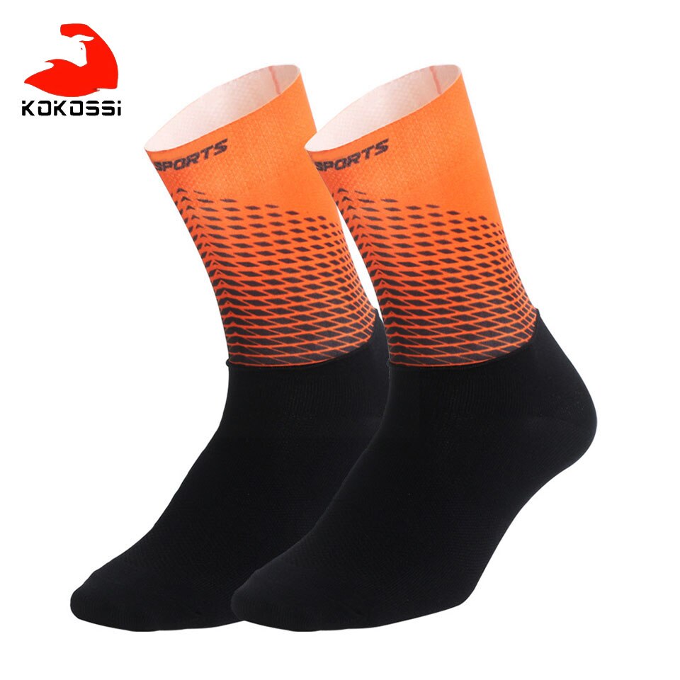 Fitness oddychająca miękka alpinizm turystyka Outdoor Sport skarpety rowerowe Walking piłka nożna koszykówka bieganie profesjonalne skarpetki: 04 / L Size 39-46