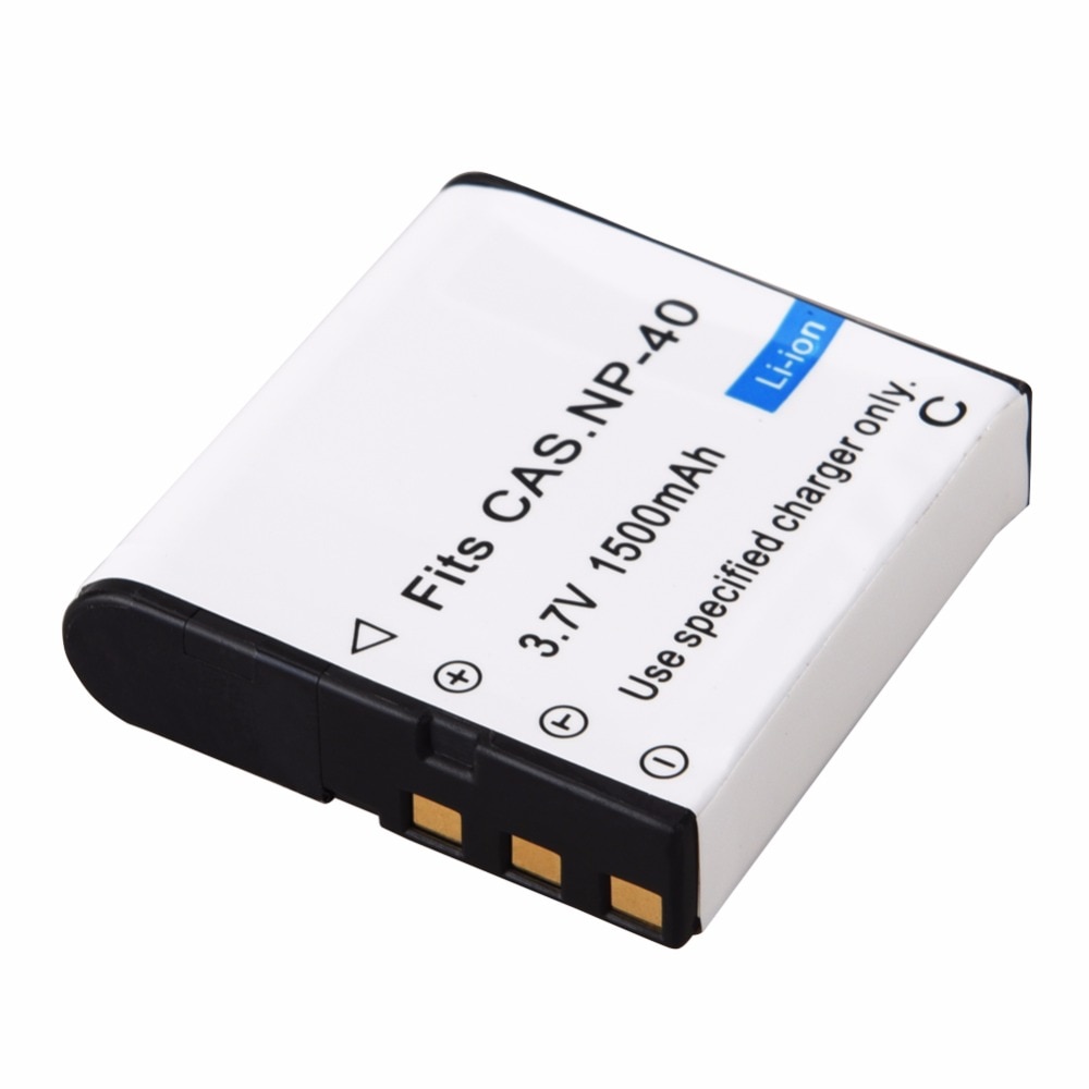 1pc 1500mAh NP-40 Digital Camera Battery for Casio EX-Z30/Z40/Z50/Z55/Z57/Z750 EX-P505/P600/P700 PM200 NP 40 NP40 CNP40 Battery