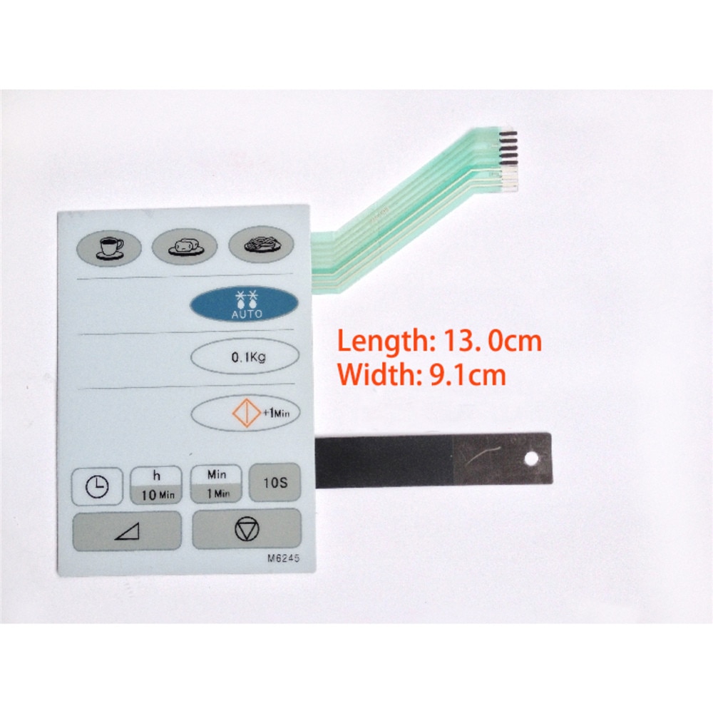Bouton tactile de panneau de contact de panneau de Membrane pour des pièces de réparation de four à micro-ondes de Samsung M6245