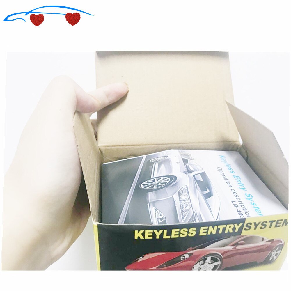 Universal Car Auto Alarm Remote Central Locking System Kit Door Lock Keyless Entry Security System with Remote Control