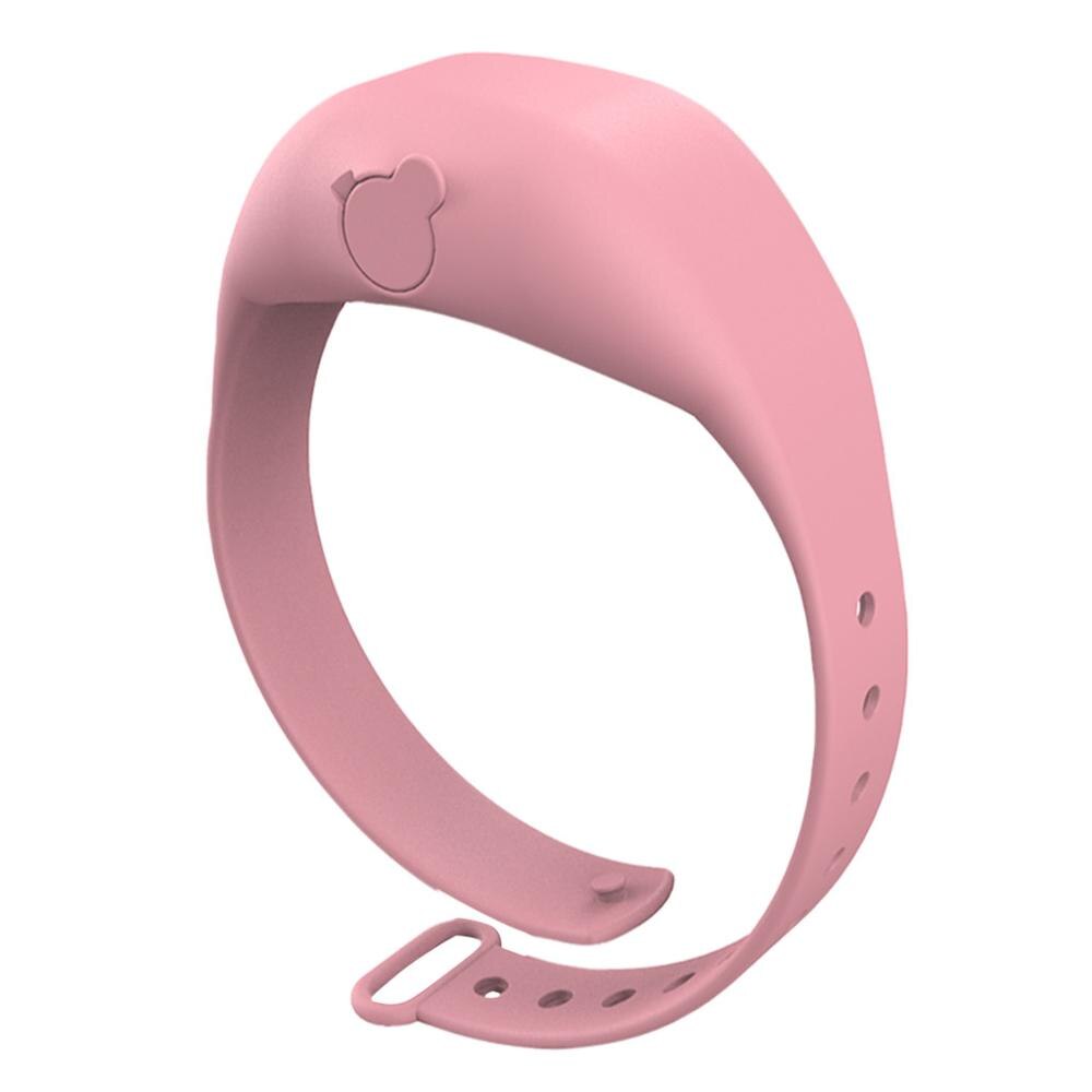 1Set Adult Kid Liquid Hand Dispenser Wristband Wrist Band Gel Without Whole Sanitizing Hand Sanitizer Bracelet: Pink