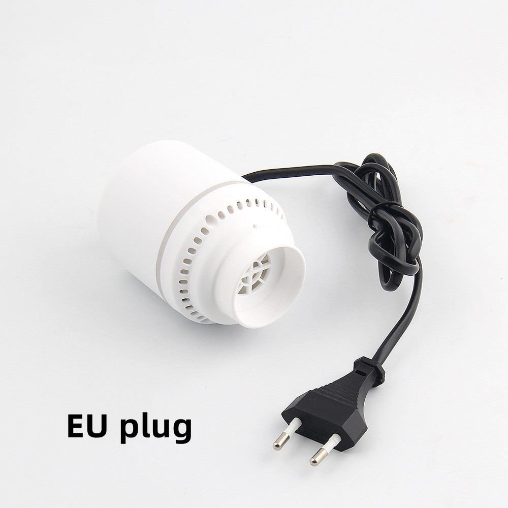 Pumpeorganisator komprimeret pose elektrisk pumpe rejsevakuumposepumpe mini-forsegler pladsbesparende til tøj madorganisator: Himmelblå