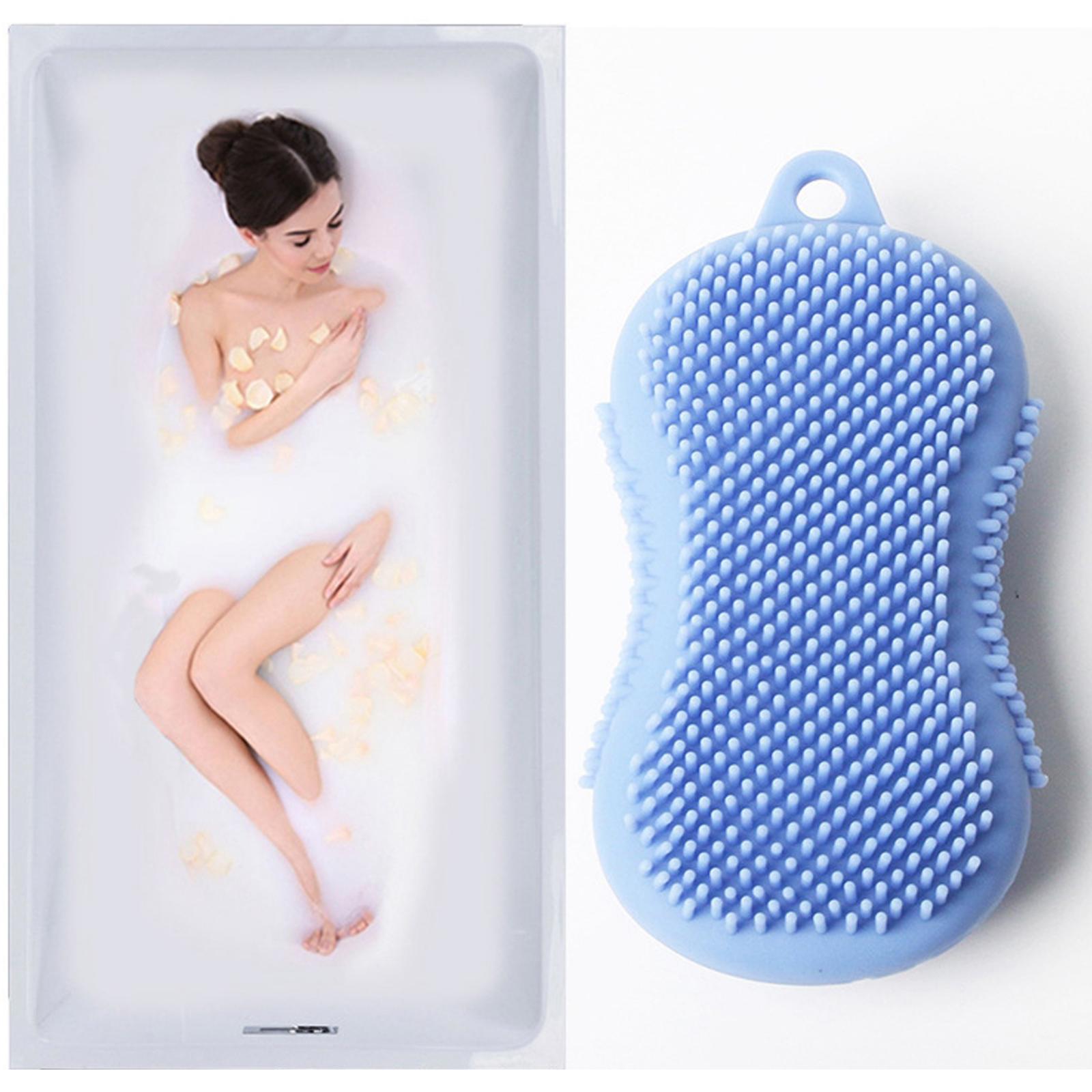 Silicone Bath Body Brush, Exfoliating Body Scrub Brush, Shower Brush with Ultra