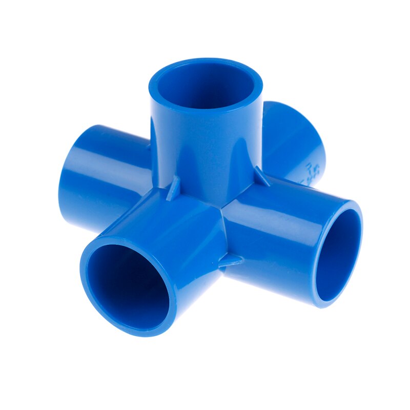 Indvendig dia . 20/25/32mm fatning pvc tee stereo 4 veje 5 veje stik vandrør samling slange reparation 2 farver tilgængelig