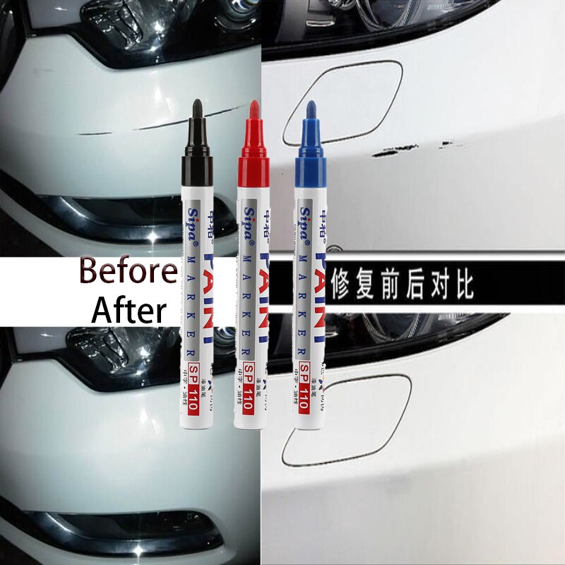Lacquer Oil Pen Auto Reparatie Care Tools Paint Pen Autolak Kras Reparatie Pen Waterdichte Verf Pen Auto Verf Styling Schild