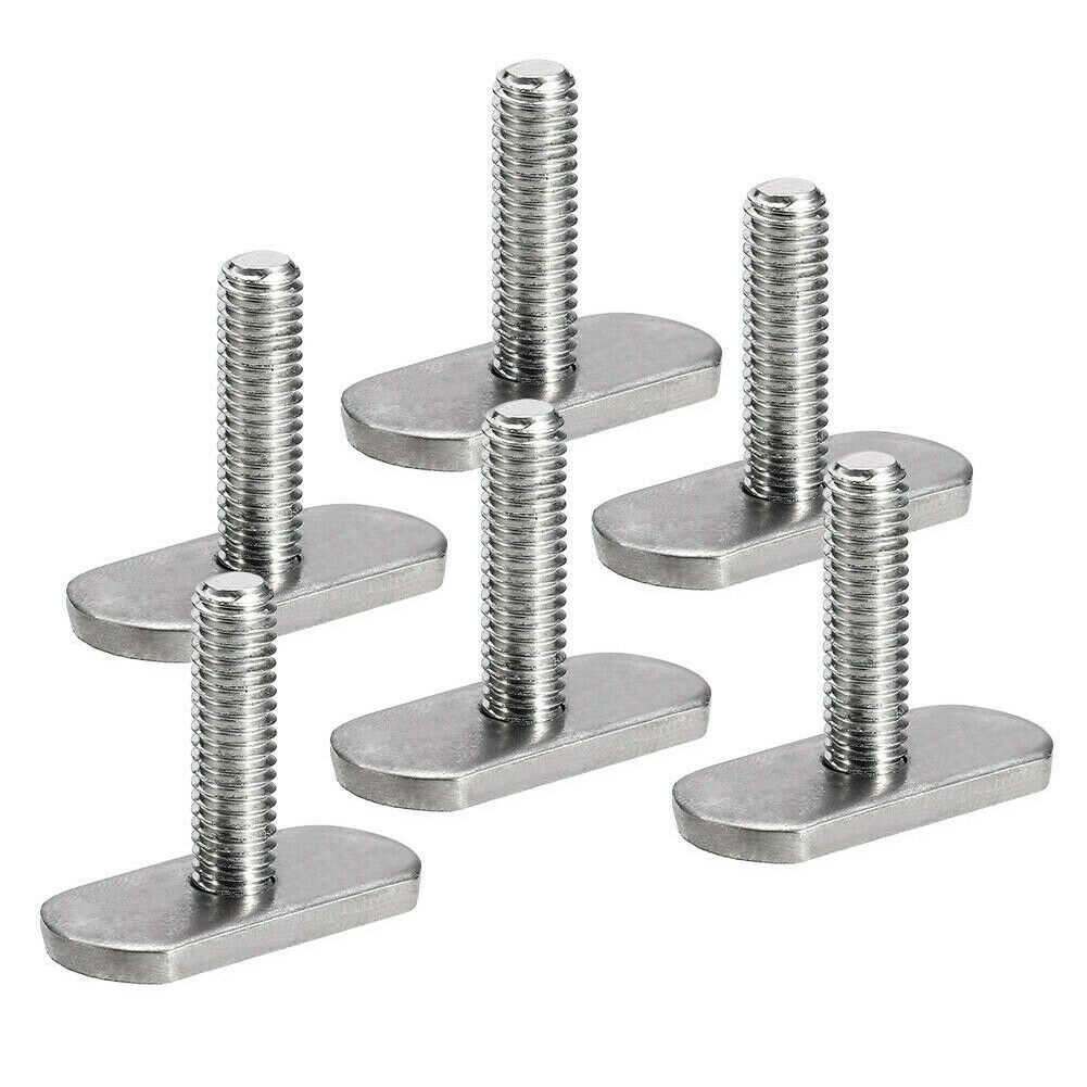 6Pcs Stainless Steel Screws Rails Bolts Hardware Canoe Boat Accessories Durable Excellent Workmanship Long Service Life