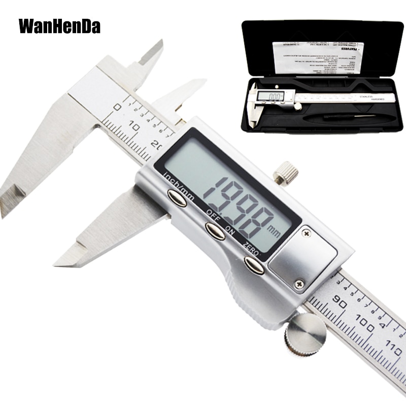 0-150mm/6" Metal casing Digital CALIPER VERNIER caliper metal digital caliper GAUGE Micrometer Measuring Stainless steel caliper