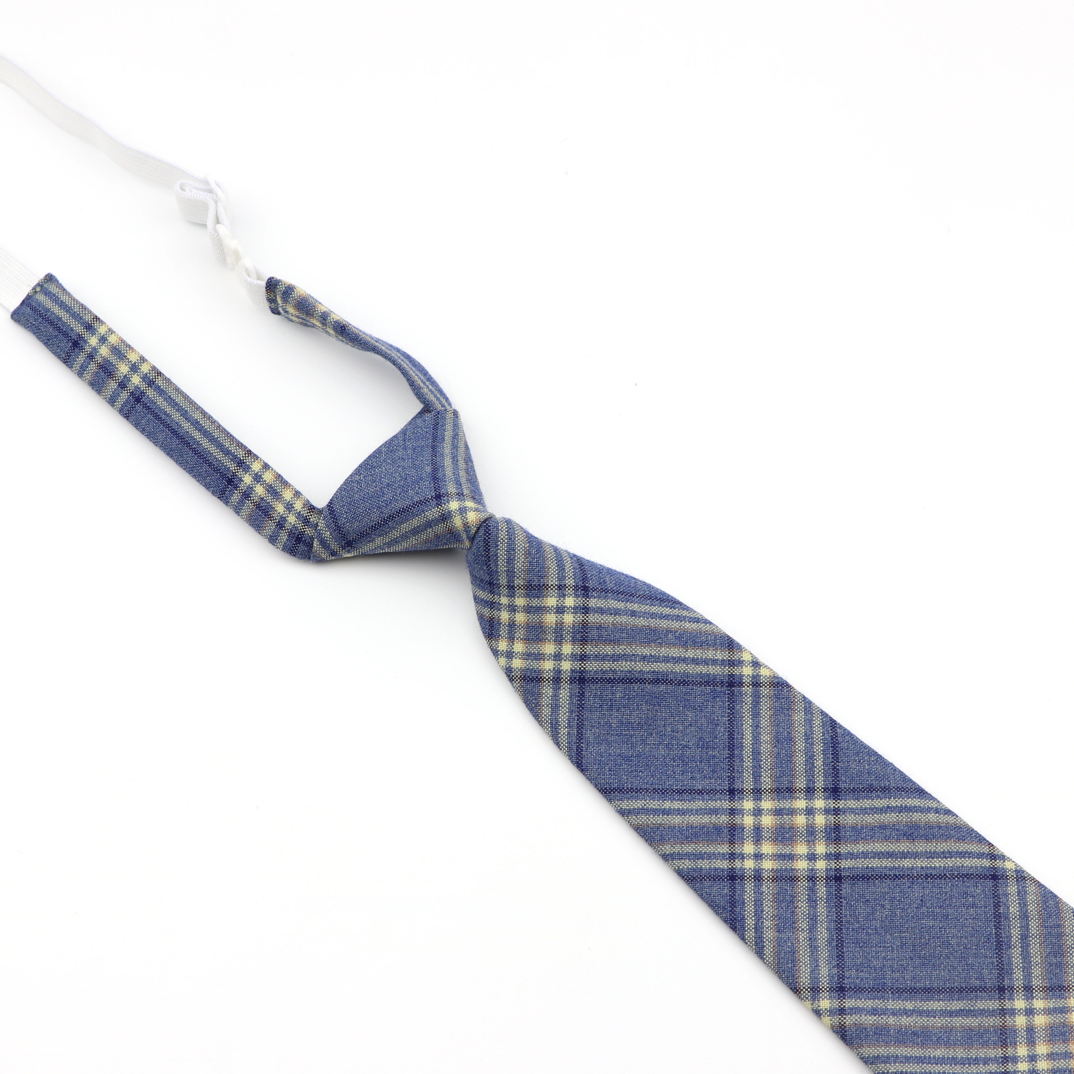 Student Lui Slim Stropdas Skinny Stripped Tie Eenvoud Elastische Band 7 Cm Breedte 33 Cm Lengte Partij Formele Mannen kids Banden