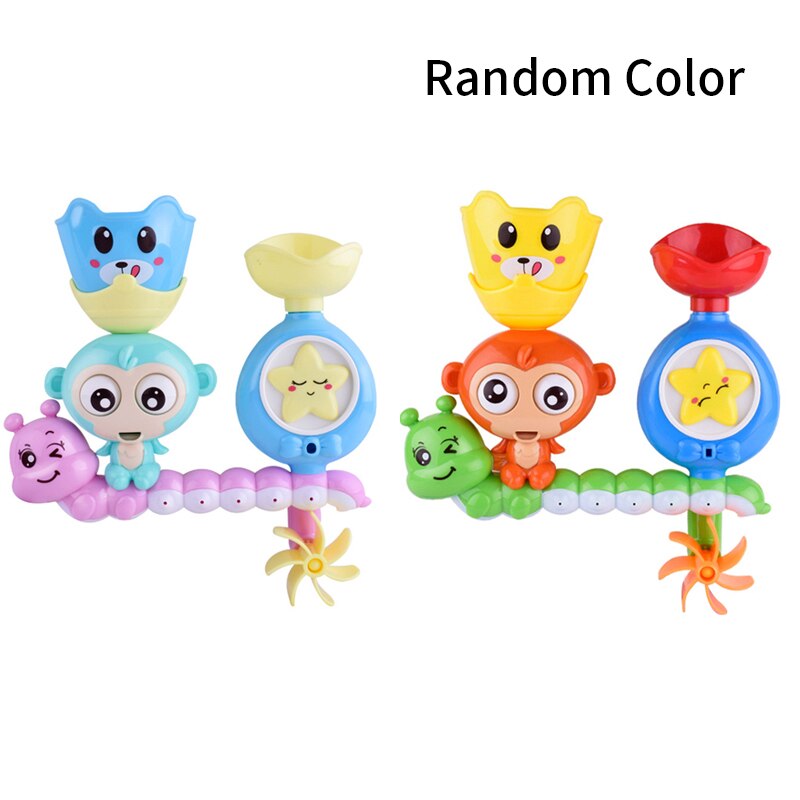 Baby Cartoon Affe Klassische Dusche Bad Spielzeug Tier Badewanne wasser Spray Streuen Spielzeug Dusche Bad spielzeug Pädagogisches Dusche Spielzeug: random color 1 pc